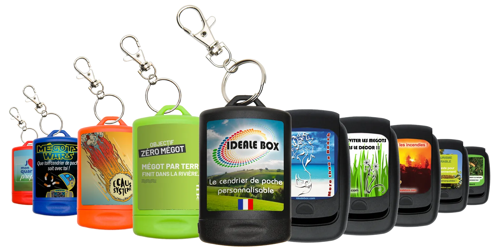 Les meilleurs cendriers de poche multiusage du marché : cendriers de poche écologiques fabriqués en France par Idéale Box